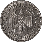Germany 1 Mark 1950-G KM#110 XF