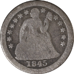 1845-O Seated Liberty Dime