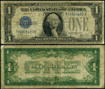 FR. 1602 $1 1928-B Silver Certificate Experimental Y-B Block VG