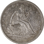 1857-P Seated Half Dollar
