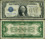 FR. 1602 $1 1928-B Silver Certificate Experimental Y-B Block VG