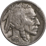 1935-P Buffalo Nickel Doubled Die Reverse