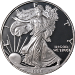 1996-P Silver American Eagle $1 NGC PF70 Ultra Cameo - STOCK