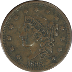 1838 Large Cent