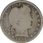 1896-O Barber Quarter