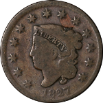 1827 Large Cent N.11 R.1