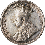 India 1/2 Rupee, 1923 KM #522,  XF -Cleaned