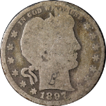 1897-O Barber Quarter