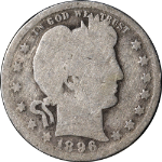 1896-O Barber Quarter