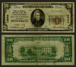 San Francisco CA $20 1929 T-1 National Bank Note Ch #13044 Bank of America NT and SA Fine