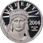 2004-W Platinum American Eagle $50 NGC PF70 Ultra Cameo STOCK