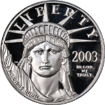 2003-W Platinum American Eagle $100 PCGS PR70 Deep Cameo - STOCK