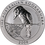 2008 Australia 1 Ounce Silver Kookaburra BU