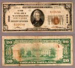 Washington DC $10 1929 T-1 National Bank Note Ch #5046 Riggs NB Very Good