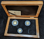 1996 1997 San Marino 3 Coin Gold Proof Set - 0.779ozs AGW - Pieta, David, Angel