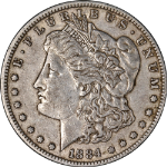 1884-P Morgan Silver Dollar Nicely Circulated - Great Set Builder - STOCK