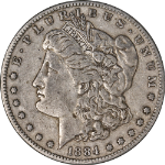 1884-S Morgan Silver Dollar Nicely Circulated - Great Set Builder - STOCK
