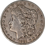 1891-S Morgan Silver Dollar Nicely Circulated - Great Set Builder - STOCK