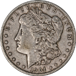 1904-P Morgan Silver Dollar Nicely Circulated - Great Set Builder - STOCK