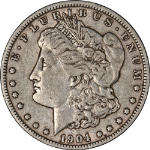 1904-O Morgan Silver Dollar Nicely Circulated - Great Set Builder - STOCK