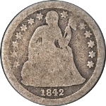 1842-O Seated Liberty Dime