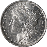 1882-O/S Morgan Silver Dollar - VAM 4