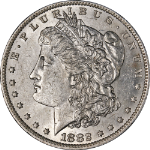 1882-O/S Morgan Silver Dollar VAM 5 Early Die State Choice AU/BU Nice Strike