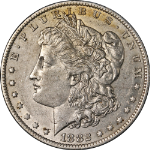 1882-O/S Morgan Silver Dollar &#39;Broken&#39; Early Die State VAM 5 Nice AU/BU