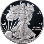 2018-W Silver American Eagle $1 ICG PR70 DCAM