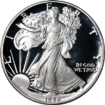 1988-S Silver American Eagle $1 PCGS PR70 DCAM - STOCK