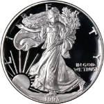 1993-P Silver American Eagle $1 PCGS PR70 DCAM - STOCK