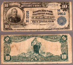 Chicago IL $10 1902 PB National Bank Note Ch #3916 Washington Park NB Good