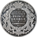 2013 Great Britain Silver Kilo 500 Pound NGC PF70 UCAM Prince George Christening