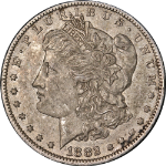 1882-O/S Morgan Silver Dollar Very Early Die State VAM 3 Flush Choice XF/AU