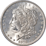 1878 7TF Rev 79 Morgan Silver Dollar VAM 203 &#39;Short Wheat Leaf&#39; PCGS MS62