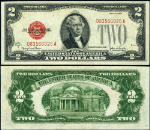 FR. 1508 $2 1928-G Legal Tender D-A Block CU