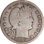 1905-O Barber Quarter