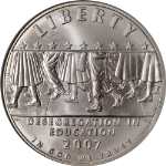 2007-P Little Rock Silver Commemorative $1 NGC MS70 - School Desegregation
