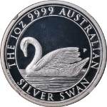 2017-P Australian Silver $1 Swan NGC PF70 Ultra Cameo Early Releases Blue Label