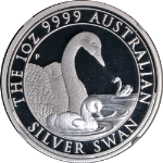 2019-P Australian Silver $1 Swan NGC PF70 Ultra Cameo Early Releases Blue Label