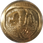 2019 Apollo 11 50th Anniv Commem Coin - Uncirculated Gold $5 - OGP &amp; COA