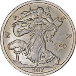 Zombucks Currency of the Apocalypse - Walker (2017) 1 Ounce Silver 999 Fine