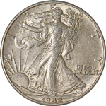 1942-P Walking Liberty Half - Doubled Die Reverse