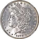 1878-P 7TF Rev 78 Morgan Silver Dollar NGC MS62 Blast White Superb Eye Appeal