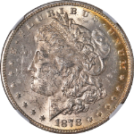 1878-P 7TF Rev 78 Morgan Silver Dollar NGC MS61 Nice Luster Nice Strike
