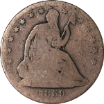 1859-S Seated Half Dollar