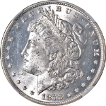 1878-P 7TF Rev 78 Morgan Silver Dollar NGC MS62 Blast White Great Eye Appeal