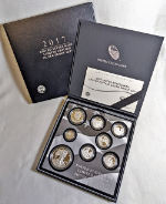 2017 U.S. Mint Limited Edition Silver Proof Set Box Slip Cover COA STOCK