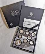 2019 U.S. Mint Limited Edition Silver Proof Set Box Slip Cover COA STOCK