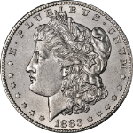 1883-S Morgan Silver Dollar Choice AU/BU Blast White Superb Eye Appeal